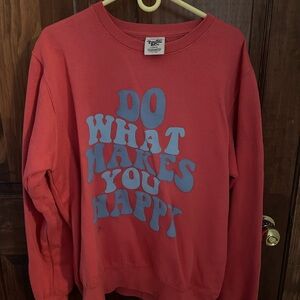 Pink Graphic Sweatshirt